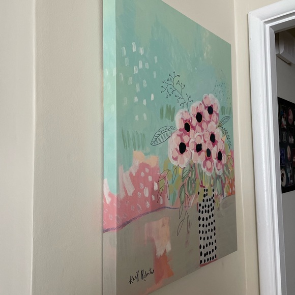 Wall Art Decor. Painted Canvas. - Picture 2 of 5
